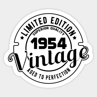 1954 VINTAGE - 67Th BIRTHDAY GIFT Sticker